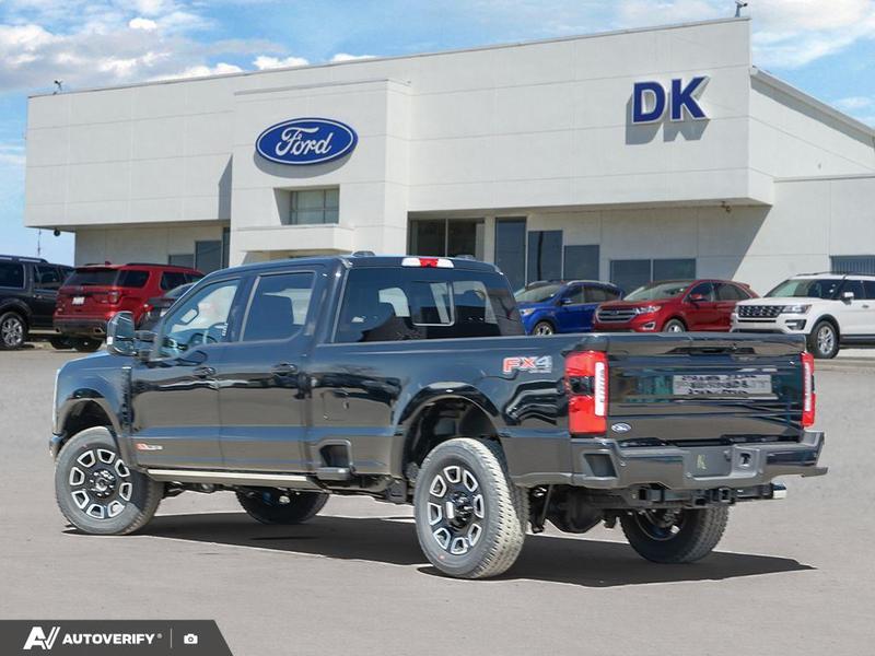 NEW 2026 Ford F-350 Super Duty Platinum - Agate Black Exterior / BLACK ONYX/BLUE LEATHER Interior - $126,361 - Stock #D60412 - VIN 1FT8W3BM0TEE29438 - Photo 4