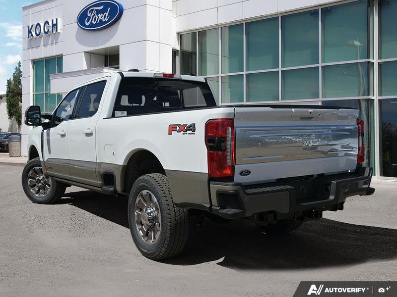 NEW 2026 Ford F-350 Super Duty King Ranch - Star White/marsh Grey Accent Exterior / JAVA LEATHER Interior - $132,662 - Stock #E60645 - VIN 1FT8W3BM9TEE28465 - Photo 4