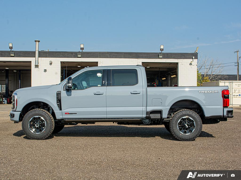 NEW 2026 Ford F-350 Super Duty Platinum Tremor - Glacier Gray Exterior / BLACK ONYX/BLUE LEATHER Interior - $122,693 - Stock #E60035 - VIN 1FT8W3BM4TEC29646 - Photo 3
