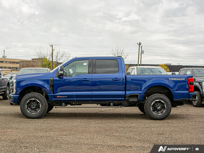 NEW 2026 Ford F-350 Super Duty Platinum Tremor - Argon Blue Metallic Exterior / BLACK ONYX/BLUE LEATHER Interior - $126,893 - Stock #E60017 - VIN 1FT8W3BM1TEC04574 - Photo 3