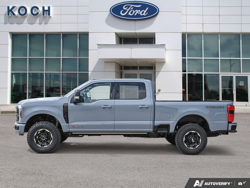 NEW 2026 Ford F-350 Super Duty Platinum Tremor - Glacier Gray Exterior / BLACK ONYX/BLUE LEATHER Interior - $129,903 - Stock #E60442 - VIN 1FT8W3BM1TED99091 - Photo 3