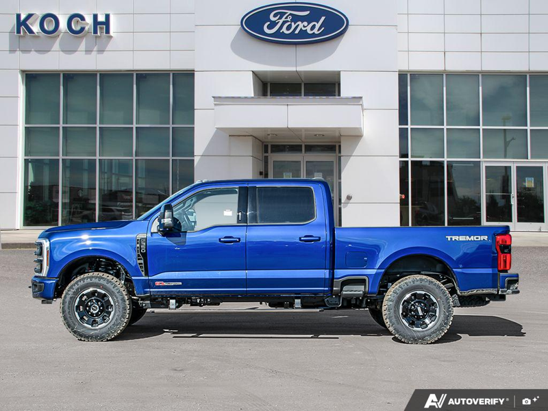NEW 2026 Ford F-350 Super Duty Platinum Tremor - Argon Blue Metallic Exterior / BLACK ONYX/BLUE LEATHER Interior - $127,453 - Stock #E60534 - VIN 1FT8W3BMXTEE28331 - Photo 3