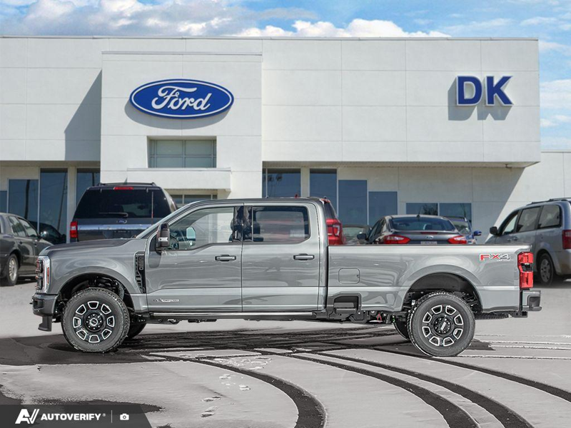 NEW 2026 Ford F-350 Super Duty Platinum - Carbonized Grey Metallic Exterior / BLACK ONYX/BLUE LEATHER Interior - $115,436 - Stock #D60348 - VIN 1FT8W3BT2TEE05424 - Photo 3