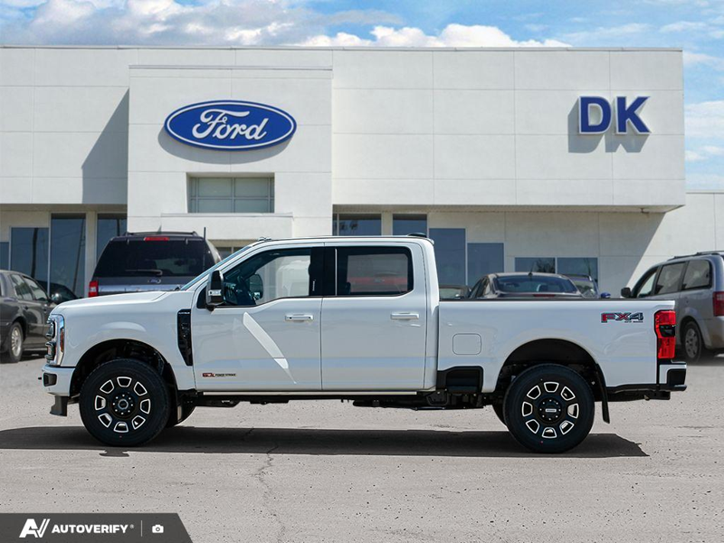 NEW 2026 Ford F-350 Super Duty Platinum - Star White Tri-coat Metallic Exterior / BLACK ONYX/BLUE LEATHER Interior - $120,391 - Stock #D60632 - VIN 1FT8W3BM1TED96420 - Photo 3