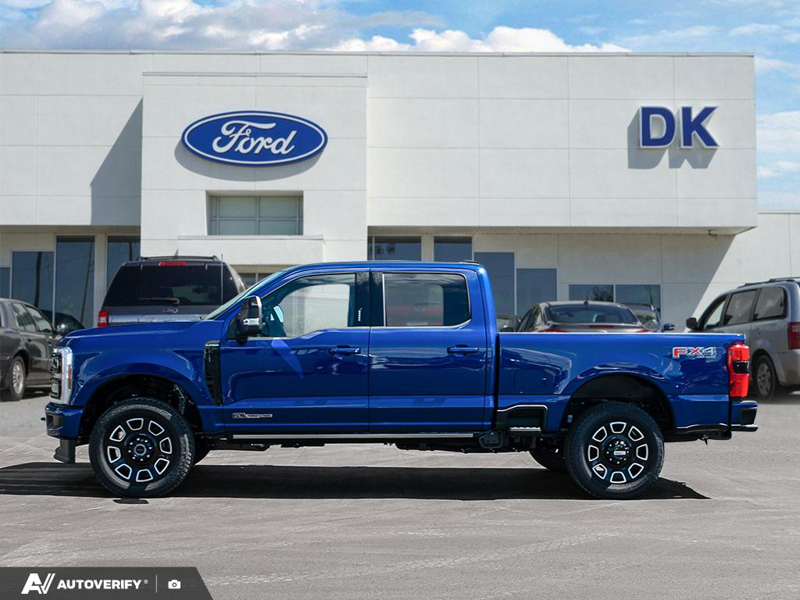 NEW 2026 Ford F-350 Super Duty Platinum - Argon Blue Metallic Exterior / BLACK ONYX/BLUE LEATHER Interior - $115,248 - Stock #D60599 - VIN 1FT8W3BT6TEE88940 - Photo 3
