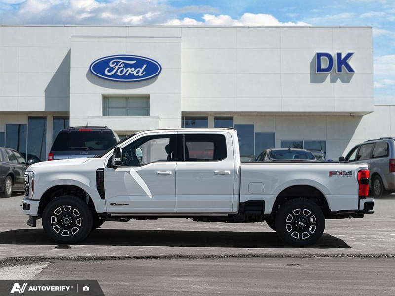 NEW 2026 Ford F-350 Super Duty Platinum - Star White Tri-Coat Exterior / BLACK ONYX/BLUE LEATHER Interior - $116,436 - Stock #D60597 - VIN 1FT8W3BT7TEE90714 - Photo 3