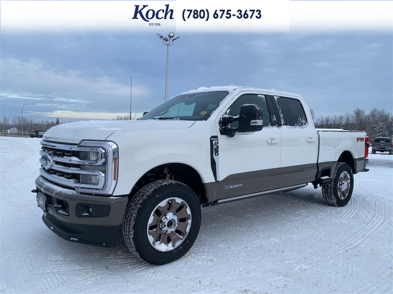 NEW 2026 Ford F-350 Super Duty King Ranch - Star White/marsh Grey Accent Exterior / JAVA LEATHER Interior - $119,768 - Stock #A26018 - VIN 1FT8W3BT8TED18353 - Photo 4