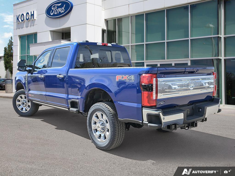 NEW 2026 Ford F-350 Super Duty King Ranch - Argon Blue Metallic Exterior / JAVA LEATHER Interior - $118,946 - Stock #E60319 - VIN 1FT8W3BM1TED66348 - Photo 4