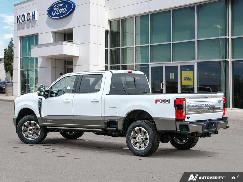 NEW 2026 Ford F-350 Super Duty King Ranch - Oxford White/marsh Grey Exterior / JAVA LEATHER Interior - $111,676 - Stock #E60467 - VIN 1FT8W3BT1TEE00845 - Photo 4