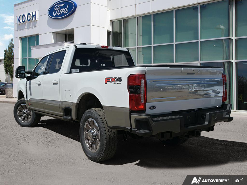 NEW 2026 Ford F-350 Super Duty King Ranch - Star White/marsh Grey Accent Exterior / JAVA LEATHER Interior - $124,162 - Stock #E60645 - VIN 1FT8W3BM9TEE28465 - Photo 4