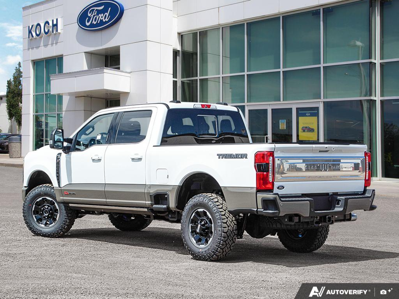 NEW 2026 Ford F-350 Super Duty King Ranch Tremor - Star White/marsh Grey Accent Exterior / JAVA LEATHER Interior - $129,817 - Stock #E60602 - VIN 1FT8W3BMXTEE24019 - Photo 4