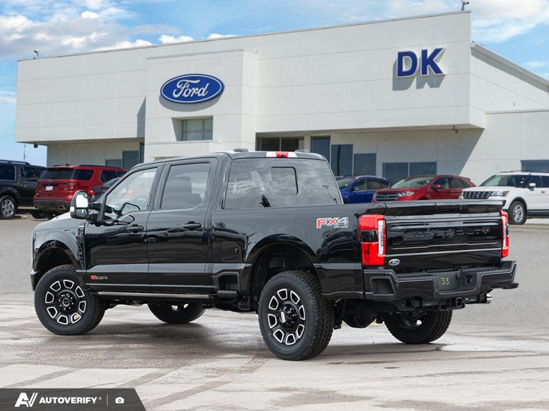 NEW 2026 Ford F-350 Super Duty Platinum - Agate Black Exterior / BLACK ONYX/BLUE LEATHER Interior - $118,435 - Stock #D60306 - VIN 1FT8W3BM5TED97599 - Photo 4