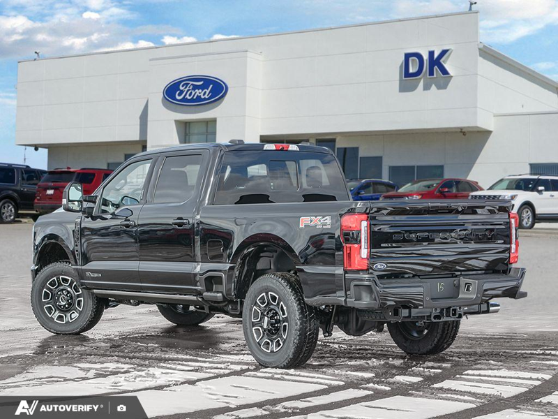 NEW 2026 Ford F-350 Super Duty Platinum - Agate Black Exterior / BLACK ONYX/BLUE LEATHER Interior - $115,261 - Stock #D60311 - VIN 1FT8W3BT6TED85081 - Photo 4