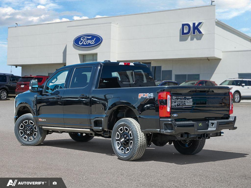 NEW 2026 Ford F-350 Super Duty Platinum - Agate Black Exterior / BLACK ONYX/BLUE LEATHER Interior - $118,435 - Stock #D60434 - VIN 1FT8W3BM6TEE29167 - Photo 4