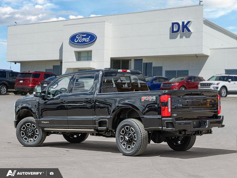 NEW 2026 Ford F-350 Super Duty Platinum - Agate Black Exterior / BLACK ONYX/BLUE LEATHER Interior - $114,915 - Stock #D60436 - VIN 1FT8W3BT6TEE26681 - Photo 4