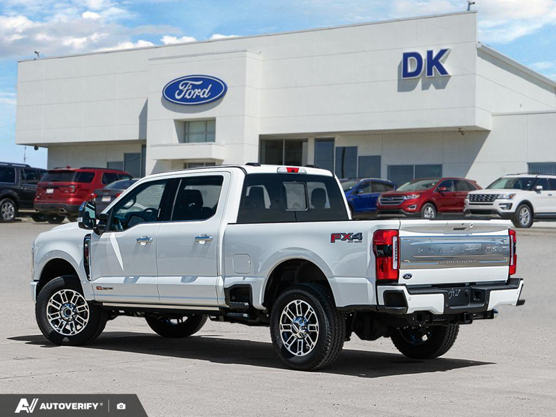 NEW 2026 Ford F-350 Super Duty Platinum - Star White Tri-coat Metallic Exterior / SMOKED TRUFFLE LEATHER Interior - $125,086 - Stock #D60606 - VIN 1FT8W3BM8TEE26769 - Photo 4