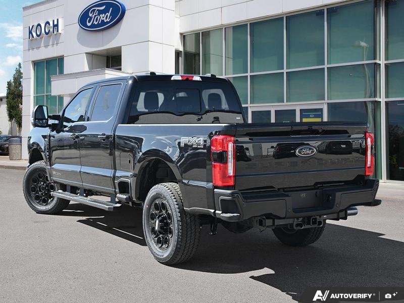 NEW 2026 Ford F-350 Super Duty Lariat - Agate Black Exterior / BLACK ONYX ACTIVEX Interior - $106,182 - Stock #E60755 - VIN 1FT8W3BT9TEE72621 - Photo 4