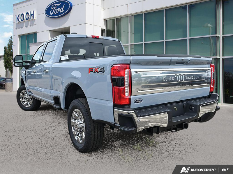 NEW 2026 Ford F-350 Super Duty King Ranch - Glacier Gray Exterior / JAVA LEATHER Interior - $122,531 - Stock #E60948 - VIN 1FT8W3BM6TEE96111 - Photo 4