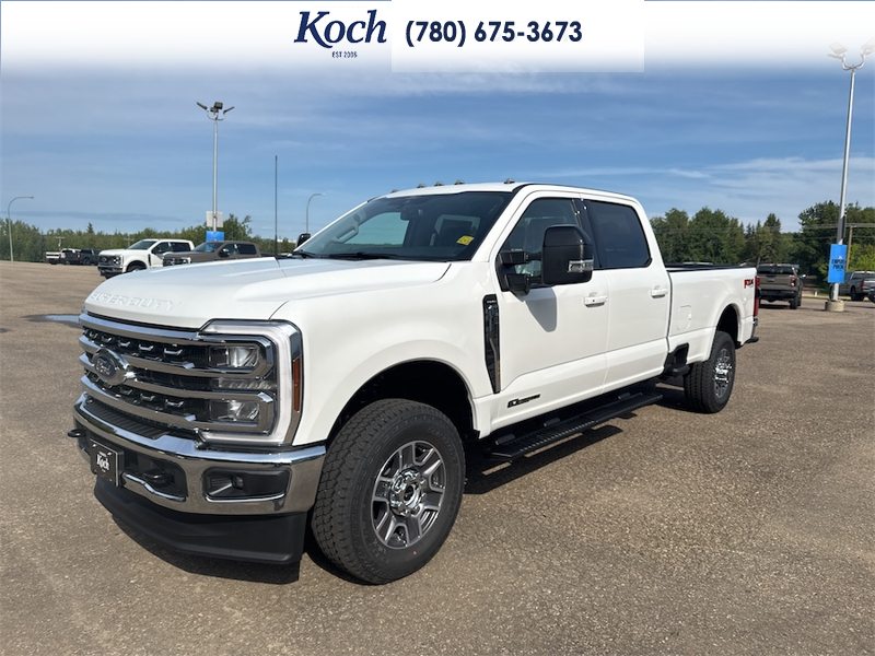 NEW 2026 Ford F-350 Super Duty Lariat - Star White Tri-Coat Exterior / BAJA, FRONT ACTIVEX TRIMMED 40/CONSOLE/40 SEATS Interior - $116,478 - Stock #A26239 - VIN 1FT8W3BT8TEF40116 - Photo 4