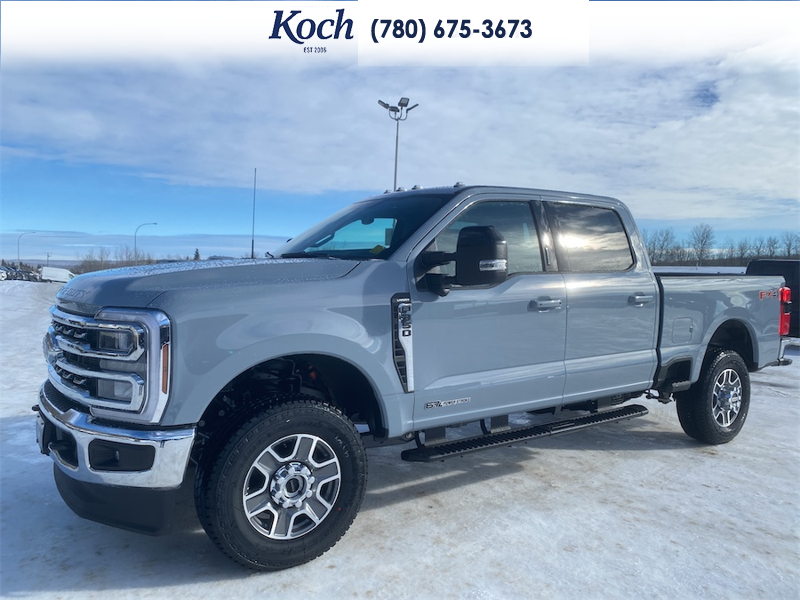 NEW 2026 Ford F-350 Super Duty Lariat - Glacier Gray Exterior / BLACK LEATHER Interior - $111,398 - Stock #A26106 - VIN 1FT8W3BT1TED89765 - Photo 5