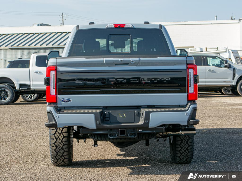 NEW 2026 Ford F-350 Super Duty Platinum Tremor - Glacier Gray Exterior / BLACK ONYX/BLUE LEATHER Interior - $122,693 - Stock #E60035 - VIN 1FT8W3BM4TEC29646 - Photo 5