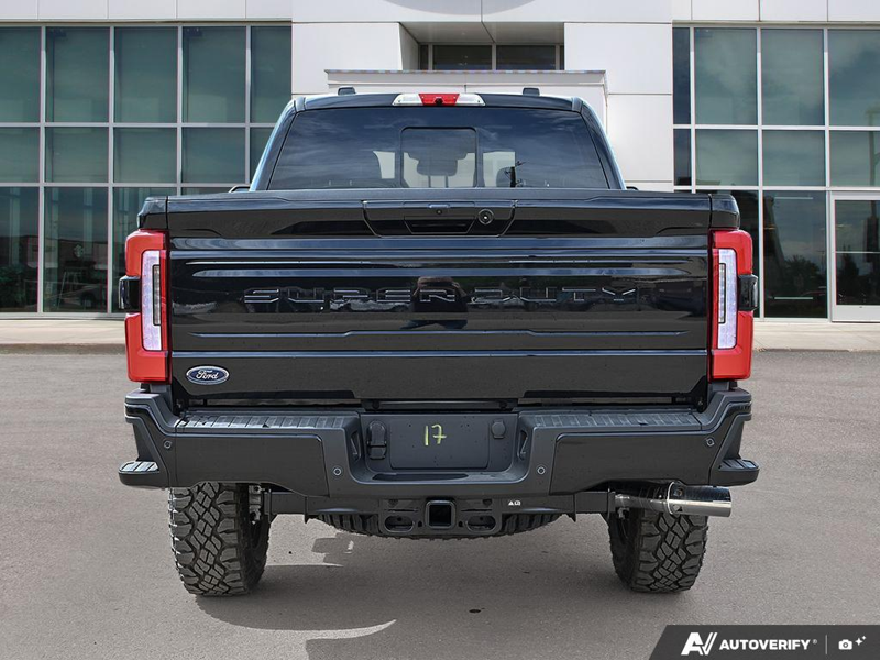 NEW 2026 Ford F-350 Super Duty Platinum Tremor - Agate Black Exterior / BLACK ONYX/BLUE LEATHER Interior - $128,953 - Stock #E60443 - VIN 1FT8W3BM7TED99614 - Photo 5