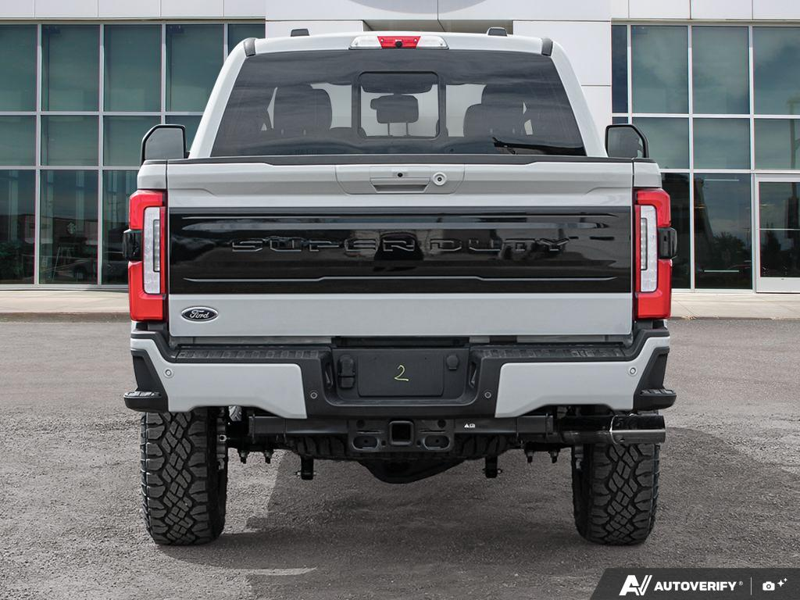 NEW 2026 Ford F-350 Super Duty Platinum Tremor - Avalanche Exterior / BLACK ONYX/BLUE LEATHER Interior - $126,953 - Stock #E60547 - VIN 1FT8W3BMXTEE28748 - Photo 5