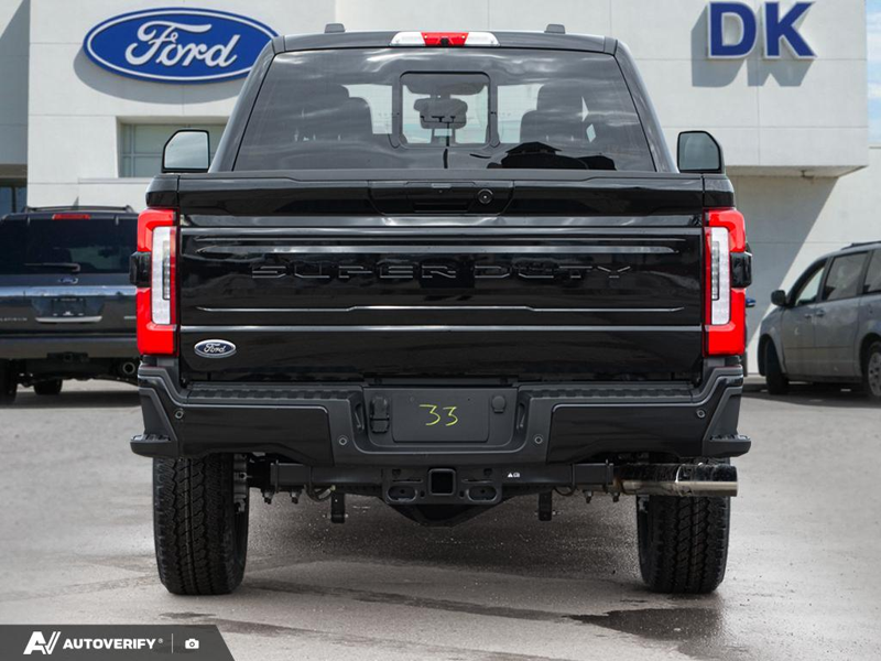 NEW 2026 Ford F-350 Super Duty Platinum - Agate Black Exterior / BLACK ONYX/BLUE LEATHER Interior - $118,435 - Stock #D60306 - VIN 1FT8W3BM5TED97599 - Photo 5