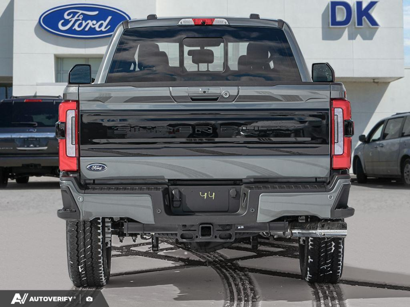 NEW 2026 Ford F-350 Super Duty Platinum - Carbonized Grey Metallic Exterior / BLACK ONYX/BLUE LEATHER Interior - $115,861 - Stock #D60348 - VIN 1FT8W3BT2TEE05424 - Photo 5