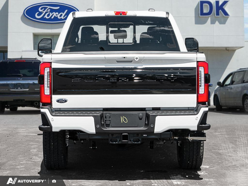 NEW 2026 Ford F-350 Super Duty Platinum - Star White Tri-Coat Exterior / BLACK ONYX/BLUE LEATHER Interior - $116,436 - Stock #D60597 - VIN 1FT8W3BT7TEE90714 - Photo 5