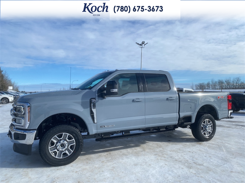NEW 2026 Ford F-350 Super Duty Lariat - Glacier Gray Exterior / BLACK LEATHER Interior - $111,398 - Stock #A26106 - VIN 1FT8W3BT1TED89765 - Photo 6