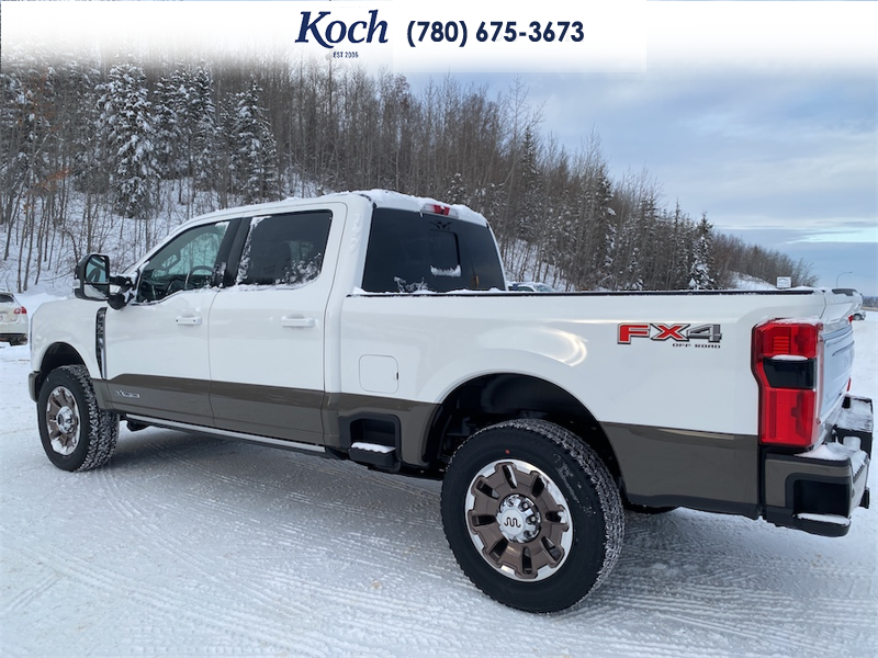 NEW 2026 Ford F-350 Super Duty King Ranch - Star White/marsh Grey Accent Exterior / JAVA LEATHER Interior - $119,768 - Stock #A26018 - VIN 1FT8W3BT8TED18353 - Photo 8