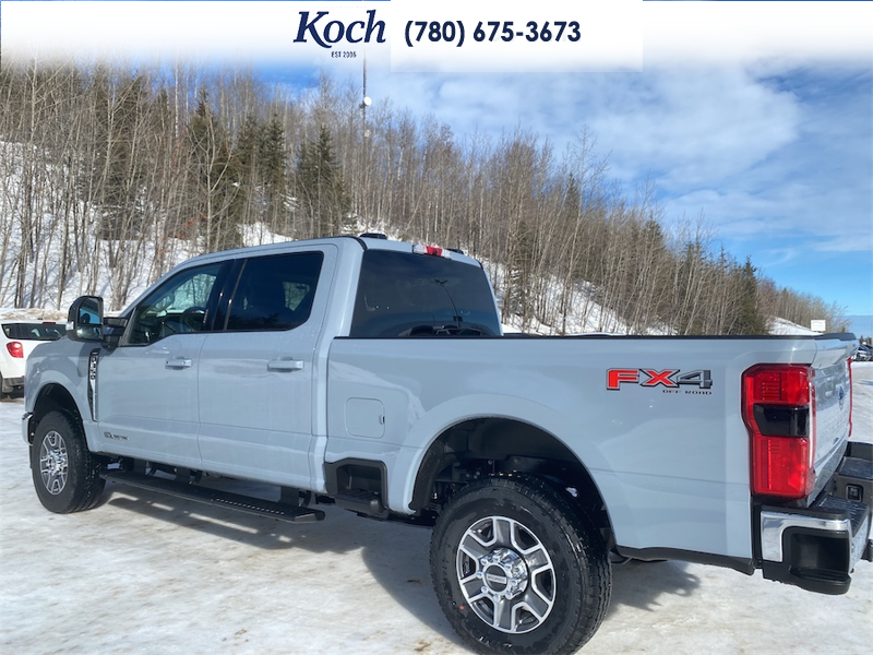 NEW 2026 Ford F-350 Super Duty Lariat - Glacier Gray Exterior / BLACK LEATHER Interior - $111,398 - Stock #A26106 - VIN 1FT8W3BT1TED89765 - Photo 8