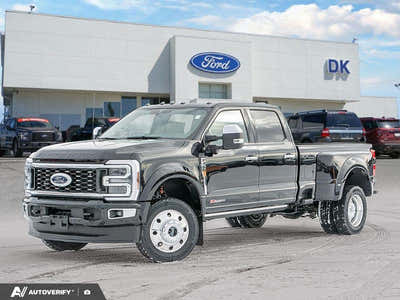 NEW 2026 Ford F-450 Super Duty Platinum - Agate Black Exterior - $139,858 - Stock #D60223 - VIN 1FT8W4DM8TED93095
