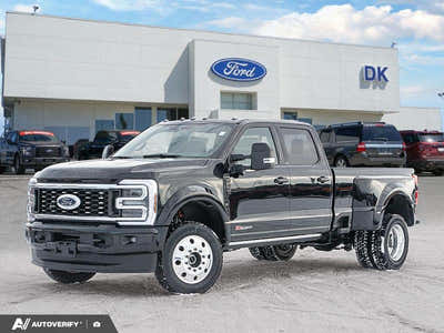 NEW 2026 Ford F-450 Super Duty Platinum - Agate Black Exterior - $136,188 - Stock #D60232 - VIN 1FT8W4DM9TED93929