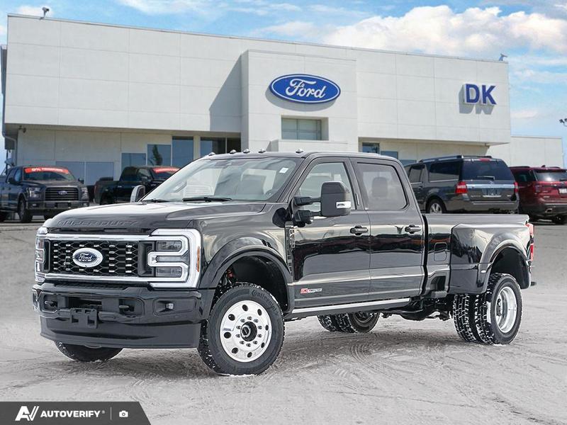 NEW 2026 Ford F-450 Super Duty Platinum - Agate Black Exterior / BLACK ONYX/BLUE LEATHER Interior - $135,188 - Stock #D60232 - VIN 1FT8W4DM9TED93929 - Photo 1