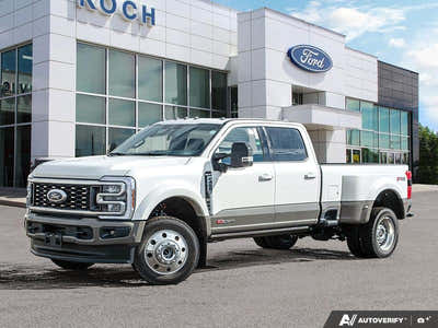 NEW 2026 Ford F-450 Super Duty
 King Ranch - Star White/marsh Grey Accent Exterior / JAVA LEATHER Interior - $134,928 - Stock #E60509 - VIN 1FT8W4DM1TED85842