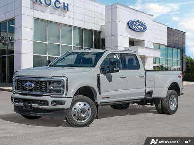NEW 2026 Ford F-450 Super Duty Platinum - Avalanche Exterior - $133,339 - Stock #E60220 - VIN 1FT8W4DM7TED23460