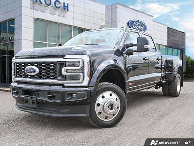 NEW 2026 Ford F-450 Super Duty Platinum - Agate Black Exterior - $135,458 - Stock #E60275 - VIN 1FT8W4DM9TED92070