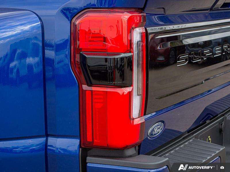 NEW 2026 Ford F-450 Super Duty Platinum - Argon Blue Metallic Exterior / BLACK ONYX/BLUE LEATHER Interior - $132,183 - Stock #E60043 - VIN 1FT8W4DM9TEC04583 - Photo 12