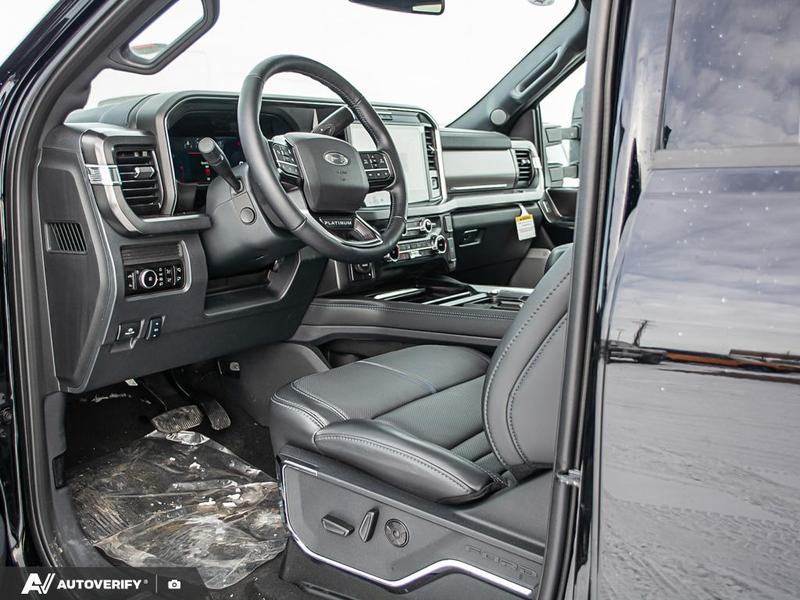 NEW 2026 Ford F-450 Super Duty Platinum - Agate Black Exterior / BLACK ONYX/BLUE LEATHER Interior - $135,188 - Stock #D60232 - VIN 1FT8W4DM9TED93929 - Photo 13