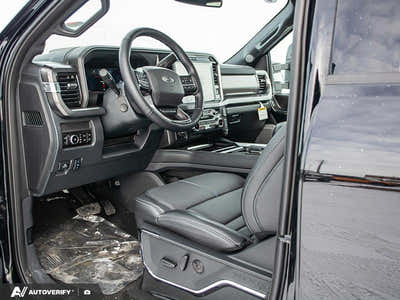 NEW 2026 Ford F-450 Super Duty Platinum - BLACK ONYX/BLUE LEATHER Interior - $136,188 - Stock #D60232 - VIN 1FT8W4DM9TED93929
