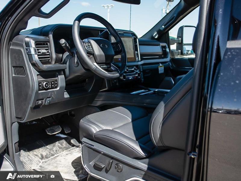 NEW 2026 Ford F-450 Super Duty Platinum - Agate Black Exterior / BLACK ONYX/BLUE LEATHER Interior - $137,459 - Stock #D60295 - VIN 1FT8W4DM2TED83646 - Photo 13