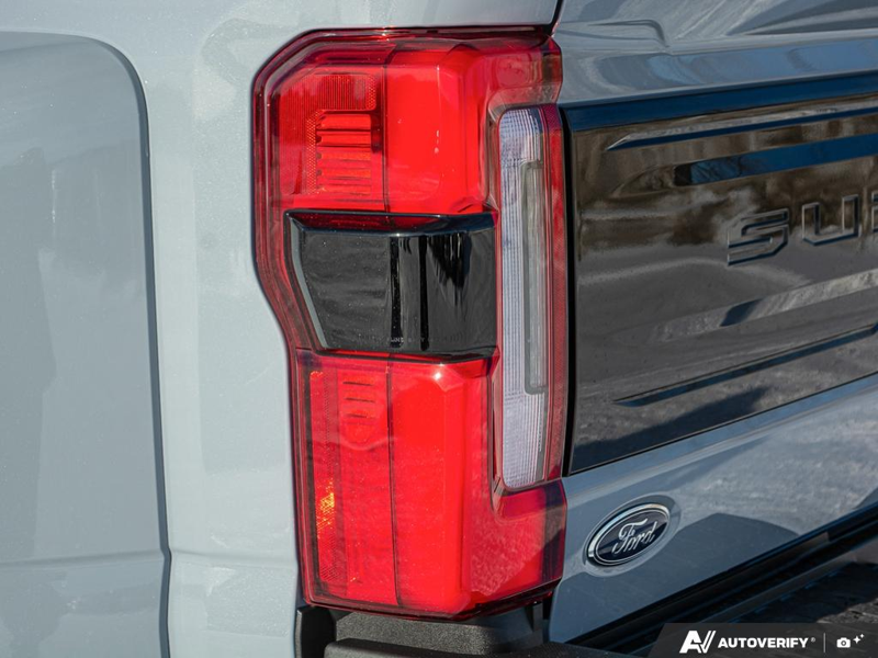 NEW 2026 Ford F-450 Super Duty Platinum - Glacier Gray Exterior / BLACK ONYX/BLUE LEATHER Interior - $136,288 - Stock #E60276 - VIN 1FT8W4DM7TED94268 - Photo 12