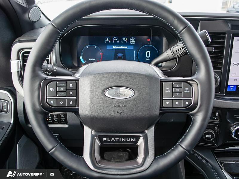 NEW 2026 Ford F-450 Super Duty Platinum - Agate Black Exterior / BLACK ONYX/BLUE LEATHER Interior - $135,188 - Stock #D60232 - VIN 1FT8W4DM9TED93929 - Photo 14