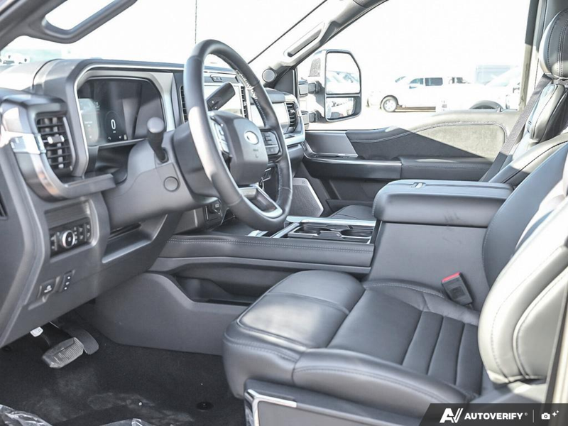 NEW 2026 Ford F-450 Super Duty Platinum - Avalanche Exterior / BLACK ONYX/BLUE LEATHER Interior - $133,238 - Stock #E60080 - VIN 1FT8W4DMXTEC29329 - Photo 13