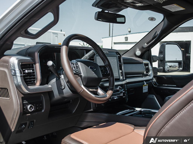 NEW 2026 Ford F-450 Super Duty King Ranch - Star White/marsh Grey Accent Exterior / JAVA LEATHER Interior - $140,787 - Stock #E60404 - VIN 1FT8W4DM0TEE06549 - Photo 13