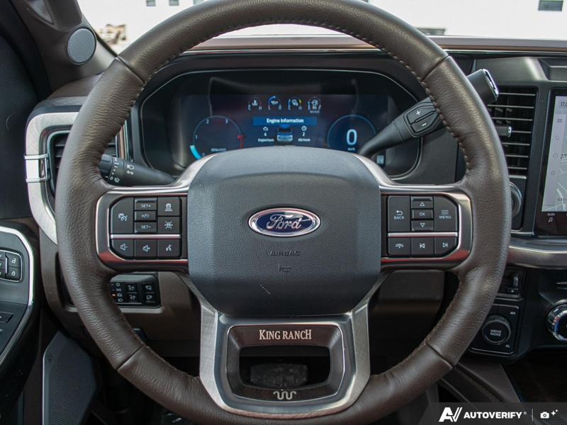 NEW 2026 Ford F-450 Super Duty King Ranch - Star White/marsh Grey Accent Exterior / JAVA LEATHER Interior - $133,928 - Stock #E60509 - VIN 1FT8W4DM1TED85842 - Photo 14