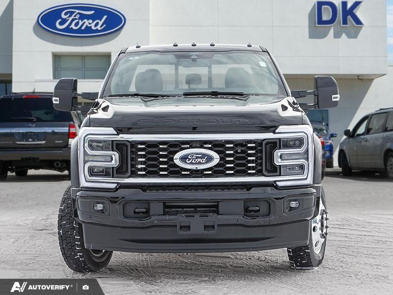 NEW 2026 Ford F-450 Super Duty Platinum - Agate Black Exterior / BLACK ONYX/BLUE LEATHER Interior - $135,188 - Stock #D60232 - VIN 1FT8W4DM9TED93929 - Photo 2