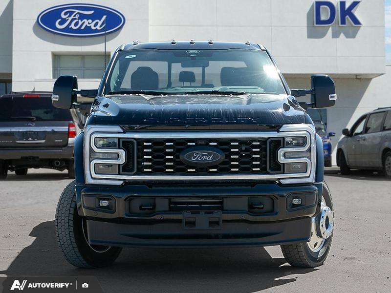 NEW 2026 Ford F-450 Super Duty Platinum - Agate Black Exterior / BLACK ONYX/BLUE LEATHER Interior - $137,459 - Stock #D60295 - VIN 1FT8W4DM2TED83646 - Photo 2